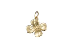 GOLD Four Leaf Clover Charm