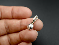 Melty Catharsis Necklace, Silver and 14k OOAK