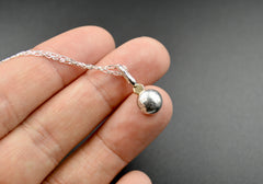 Melty Catharsis Necklace, Silver and 14k OOAK