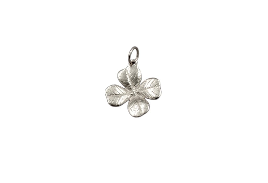 Silver Four Leaf Clover Charm