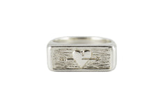 Silver Follow Your Heart Ring