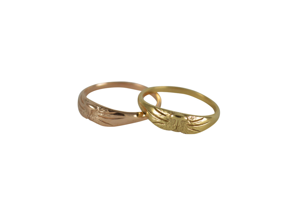 14K Gold Cat Rings