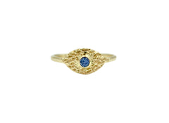 14k Water Ring with Montana Sapphire