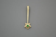 14k Star Wand with Tsavorite for Halloween inspired 3rd Drop