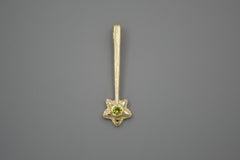 14k Star Wand with Canary Tourmaline March 2026 Drop