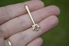 14k Star Wand with Rose Cut Montana Sapphire Oct 2026