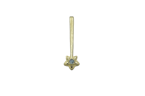 14k Star Wand with Moonstone Oct 2026 Drop