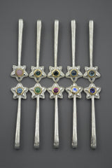 Silver Star Wands with 14k setting & Gemstones, May 2026 Drop (#8)