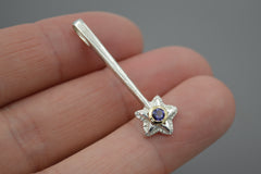 Silver Star Wands with 14k setting & Gemstones, May 2026 Drop (#8)