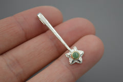 Silver Star Wands with 14k setting & Gemstones, May 2026 Drop (#8)