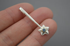 Silver Star Wands with 14k setting & Gemstones, May 2026 Drop (#8)