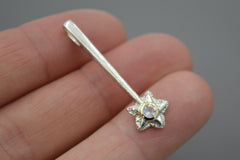 Silver Star Wands with 14k setting & Gemstones, May 2026 Drop (#8)