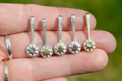 Sun Wand with 14k Setting and 3mm Gemstone May2026 Restock