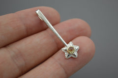 Silver Star Wands with 14k setting & Gemstones, August 2026 Drop (#11)