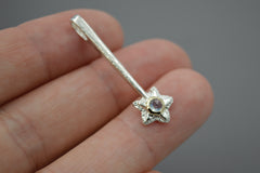 Silver Star Wands with 14k setting & Gemstones, August 2026 Drop (#11)
