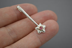 Silver Star Wands with 14k setting & Gemstones, August 2026 Drop (#11)