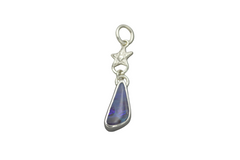 Silver OOAK Boulder Opal Star Pendant #1