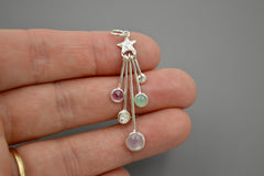 Silver Confetti Star #5