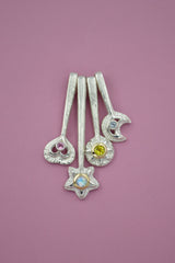 Sun Wand with 14k Setting and Gemstone