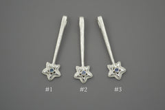 Star Wand with Blue Australian Kaleidoscope Sapphire
