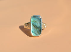 OOAK Love and Dreams Labradorite Ring