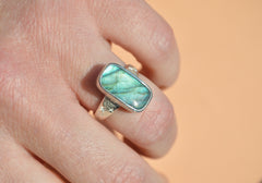 OOAK Love and Dreams Labradorite Ring