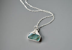 Silver Labradorite Necklace