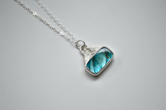 Silver Labradorite Necklace