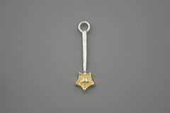Mini Mixed Metal Star Wand Earring Charm