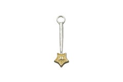 Mini Mixed Metal Star Wand Earring Charm