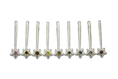 Silver Star Wands with 14k setting & Gemstones, June 2026 Drop (#9)