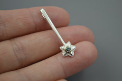 Silver Star Wands with 14k setting & Gemstones, June 2026 Drop (#9)