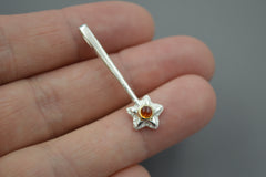 Silver Star Wands with 14k setting & Gemstones, June 2026 Drop (#9)