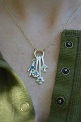Sun Wand with 14k Setting and 3mm Gemstone May2026 Restock