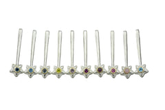 Silver Star Wands with 14k setting & Gemstones, April 2026 Drop (#7)