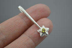 Silver Star Wands with 14k setting & Gemstones, April 2026 Drop (#7)