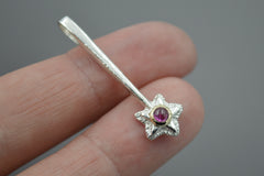 Silver Star Wands with 14k setting & Gemstones, April 2026 Drop (#7)