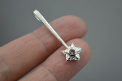Silver Star Wands with 14k setting & Gemstones, April 2026 Drop (#7)