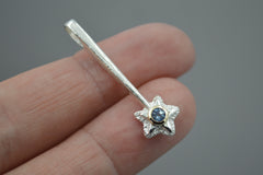 Silver Star Wands with 14k setting & Gemstones, April 2026 Drop (#7)