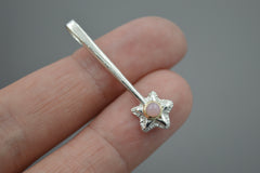 Silver Star Wands with 14k setting & Gemstones, April 2026 Drop (#7)