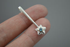 Silver Star Wands with 14k setting & Gemstones, April 2026 Drop (#7)
