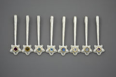 Silver Star Wands with 14k setting & Gemstones, July 2026 Drop (#10)