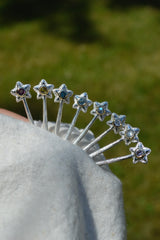 Silver Star Wands with 14k setting & Gemstones, July 2026 Drop (#10)