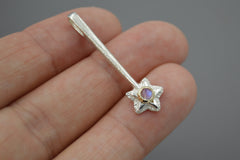 Silver Star Wands with 14k setting & Gemstones, July 2026 Drop (#10)