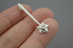 Silver Star Wands with 14k setting & Gemstones, July 2026 Drop (#10)