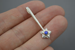Silver Star Wands with 14k setting & Gemstones, Oct 2026 Drop (#12)