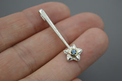Silver Star Wands with 14k setting & Gemstones, Oct 2026 Drop (#12)
