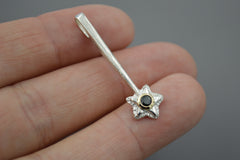 Silver Star Wands with 14k setting & Gemstones, Oct 2026 Drop (#12)