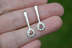 Silver with 14k Setting Sun Wands