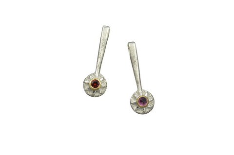 Silver with 14k Setting Sun Wands